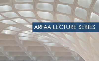 image with text reading arfaa lecture series